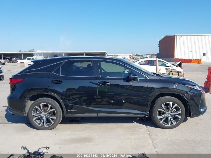 2022 Lexus Rx 450H VIN: 2T2HGMDAXNC092302 Lot: 40377343