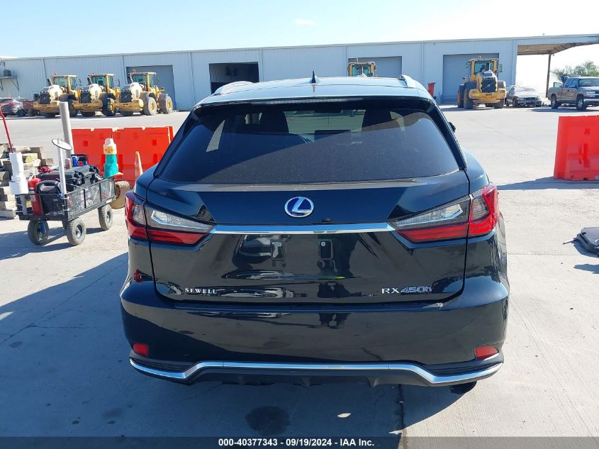 2022 Lexus Rx 450H VIN: 2T2HGMDAXNC092302 Lot: 40377343