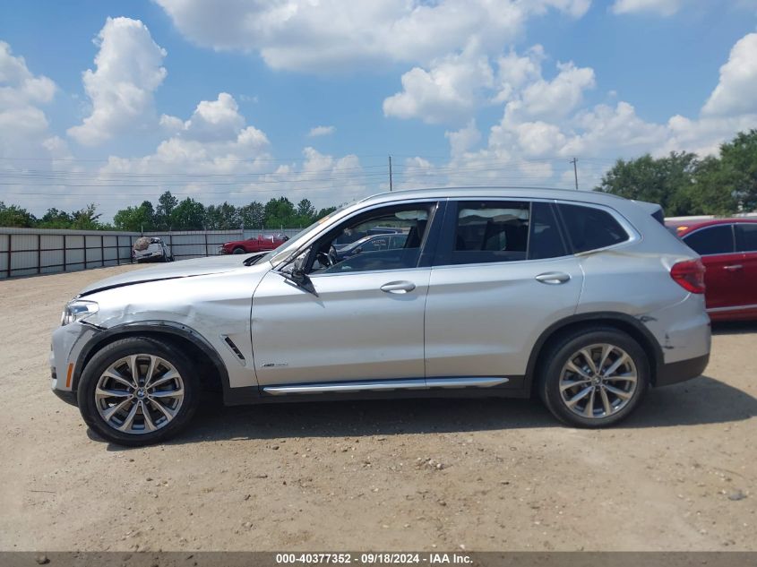 2018 BMW X3 xDrive30I VIN: 5UXTR9C55JLC73080 Lot: 40377352