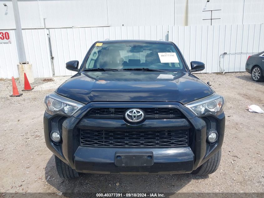 2016 Toyota 4Runner Sr5 Prem/Ltdl/Trail/Trd VIN: JTEBU5JR1G5384760 Lot: 40377391