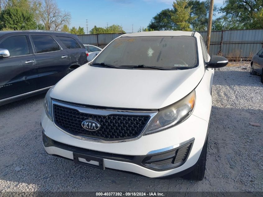 2016 Kia Sportage Lx VIN: KNDPB3AC3G7812641 Lot: 40377392