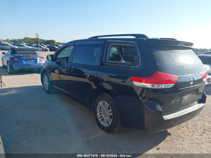 5TDYK3DC1CS239397 2012 Toyota Sienna Xle V6 8 Passenger