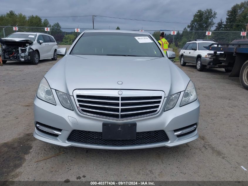 2012 Mercedes-Benz E 550 4Matic VIN: WDDHF9BB0CA618976 Lot: 40377436