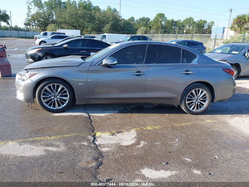 2019 Infiniti Q50 3.0T Luxe VIN: JN1EV7AR5KM555795 Lot: 40377444