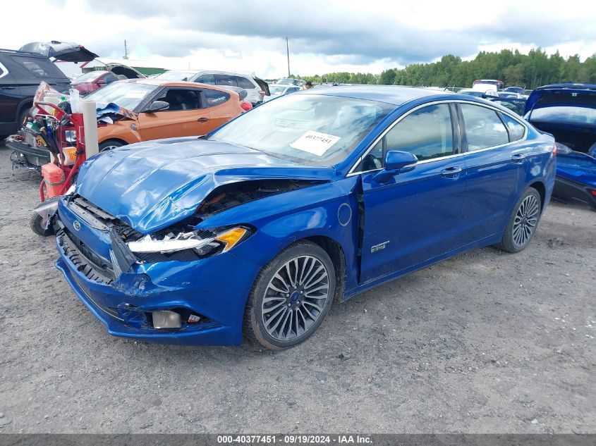 2017 FORD FUSION ENERGI SE LUXURY - 3FA6P0PU9HR209494