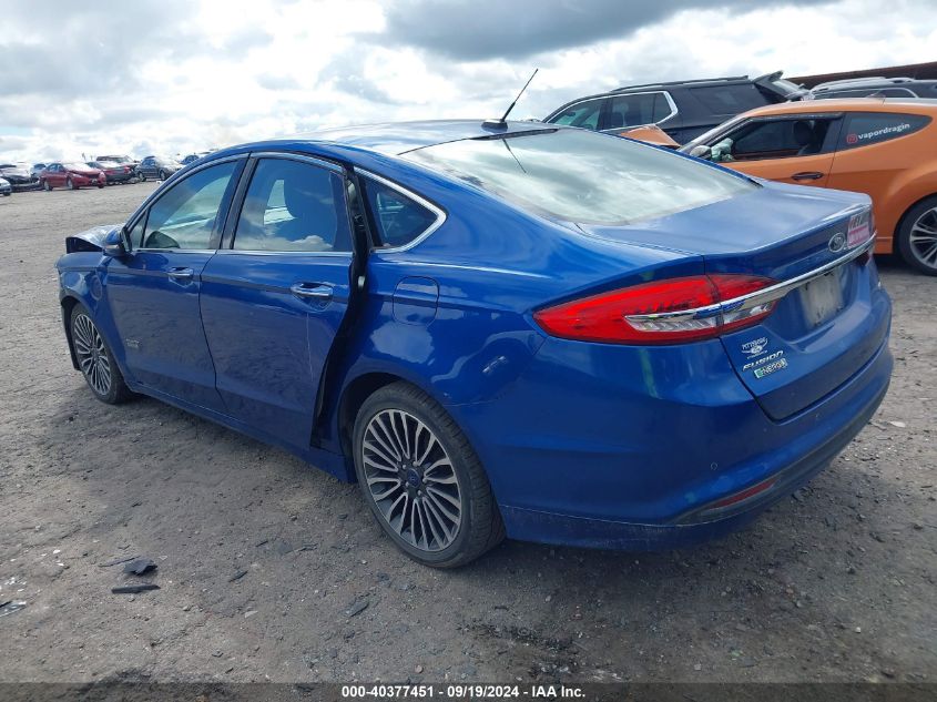 2017 FORD FUSION ENERGI SE LUXURY - 3FA6P0PU9HR209494