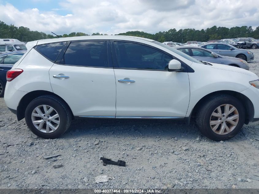 JN8AZ1MU0EW408049 2014 Nissan Murano Le/S/Sl/Sv