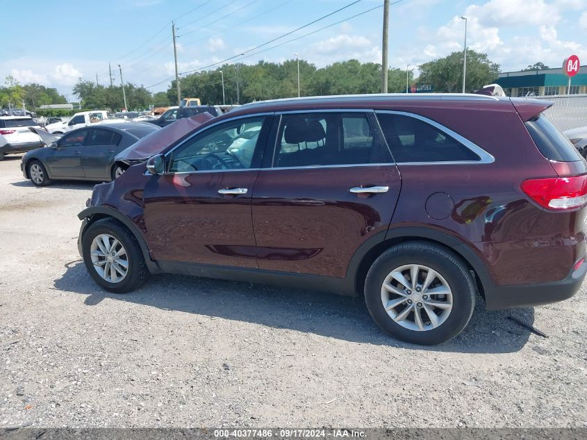 2018 Kia Sorento 2.4L Lx VIN: 5XYPG4A34JG416073 Lot: 40377486