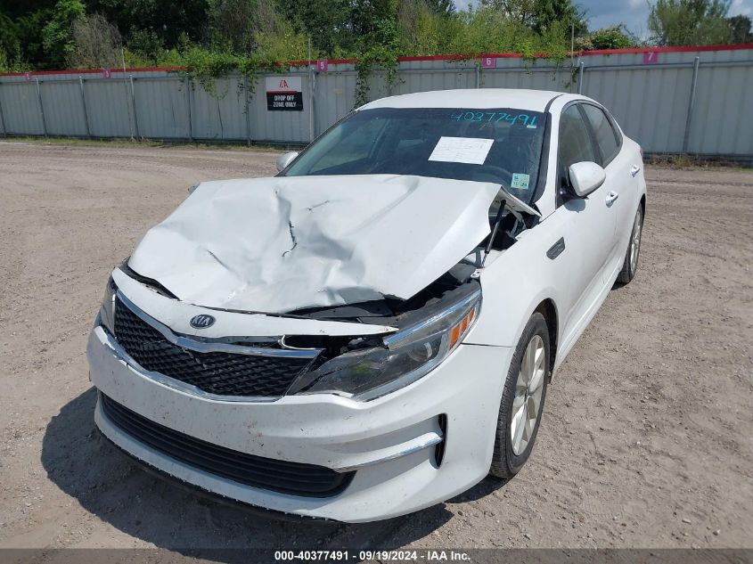 2016 Kia Optima Lx VIN: 5XXGT4L32GG009309 Lot: 40377491