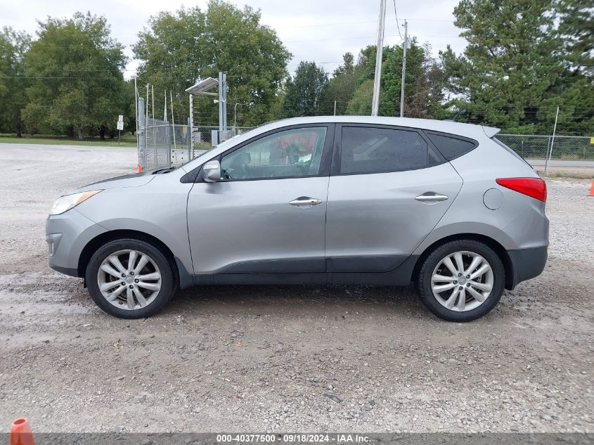 2013 Hyundai Tucson Limited VIN: KM8JUCAC8DU744734 Lot: 40377500