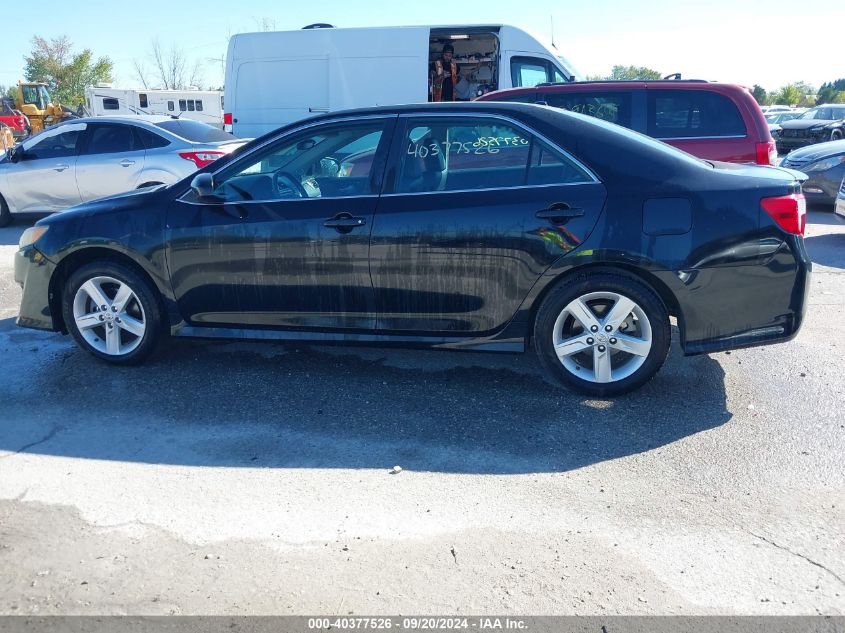 2013 Toyota Camry Se VIN: 4T1BF1FK9DU709820 Lot: 40377526