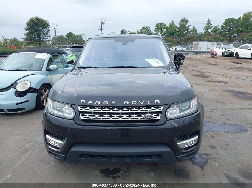 2016 Land Rover Range Rover Sport 3.0L V6 Supercharged Hse VIN: SALWR2VFXGA579004 Lot: 40377539