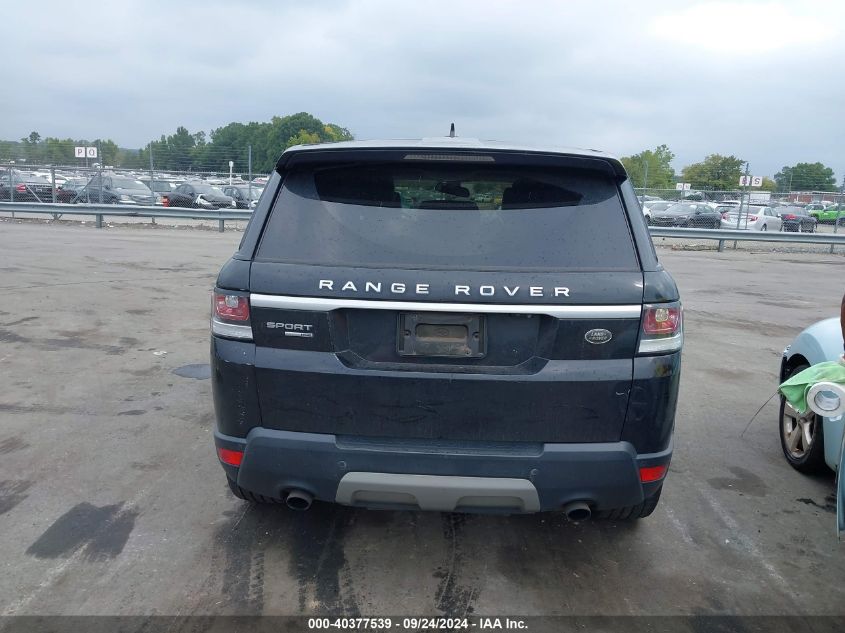 2016 Land Rover Range Rover Sport 3.0L V6 Supercharged Hse VIN: SALWR2VFXGA579004 Lot: 40377539