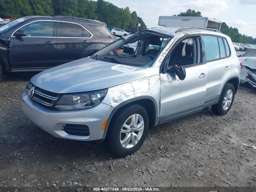 2017 VOLKSWAGEN TIGUAN 2.0T/2.0T S - WVGAV7AX4HW510141