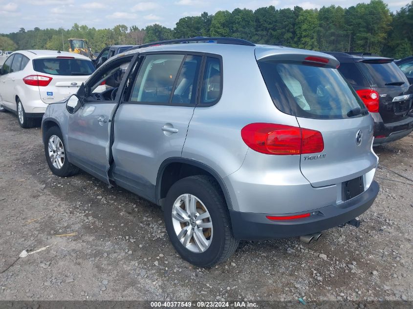 2017 VOLKSWAGEN TIGUAN 2.0T/2.0T S - WVGAV7AX4HW510141