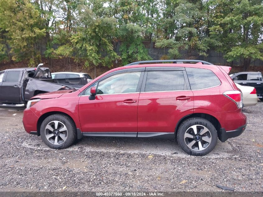 2018 Subaru Forester 2.5I Limited VIN: JF2SJAJC2JH480745 Lot: 40377560