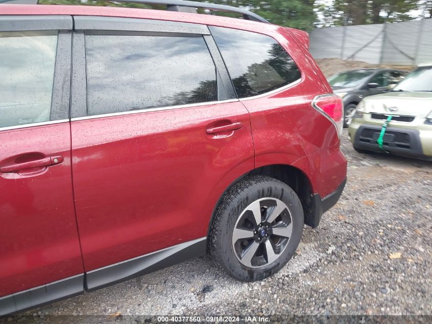 2018 Subaru Forester 2.5I Limited VIN: JF2SJAJC2JH480745 Lot: 40377560