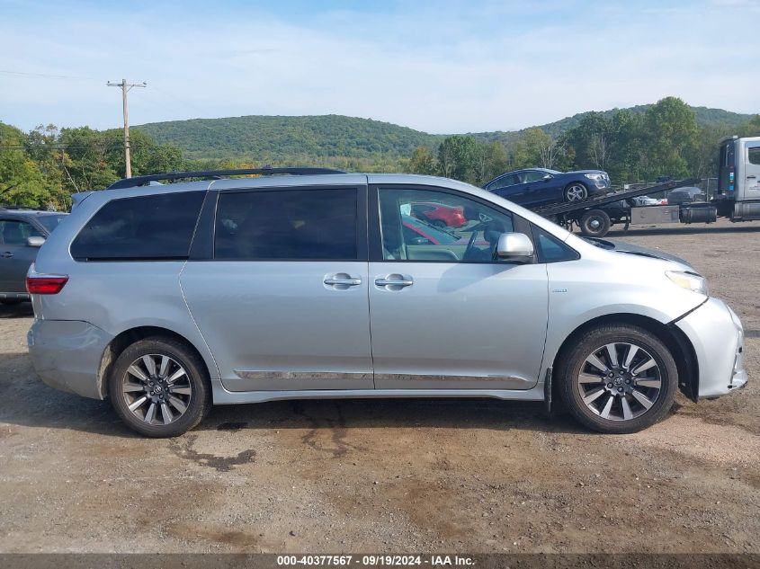 2019 Toyota Sienna Xle Premium 7 Passenger VIN: 5TDDZ3DC5KS221316 Lot: 40377567