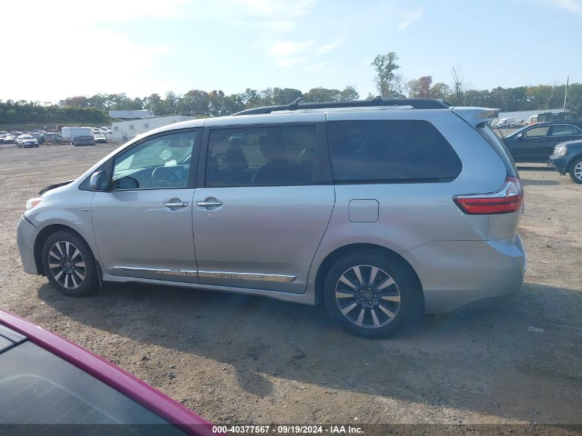 2019 Toyota Sienna Xle Premium 7 Passenger VIN: 5TDDZ3DC5KS221316 Lot: 40377567