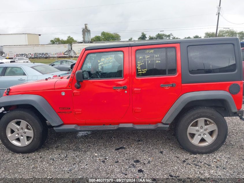 2015 Jeep Wrangler Unlimited Sport VIN: 1C4BJWDG1FL758646 Lot: 40377570