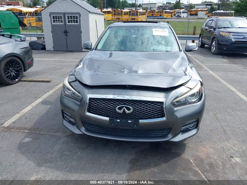 2014 Infiniti Q50 Premium/Sport VIN: JN1BV7AP2EM691226 Lot: 40377621