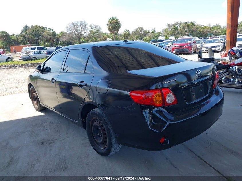 2009 TOYOTA COROLLA VIN: JTDBL40E09J025636