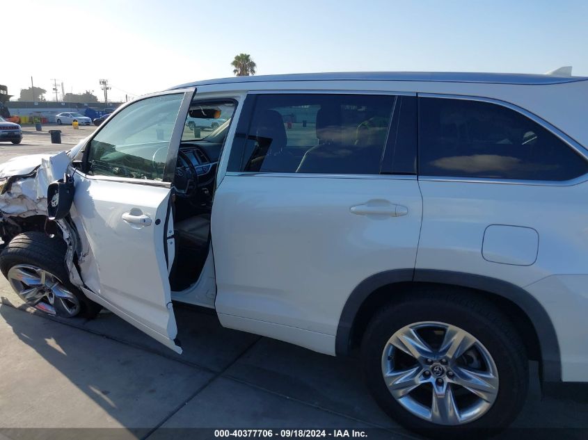 2017 Toyota Highlander Limited VIN: 5TDYZRFH5HS208653 Lot: 40377706