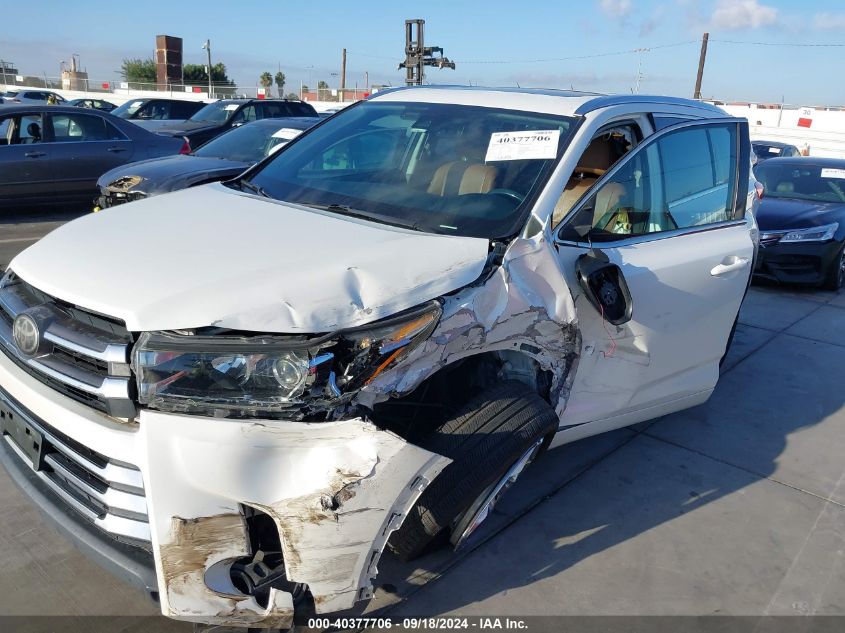 2017 Toyota Highlander Limited VIN: 5TDYZRFH5HS208653 Lot: 40377706