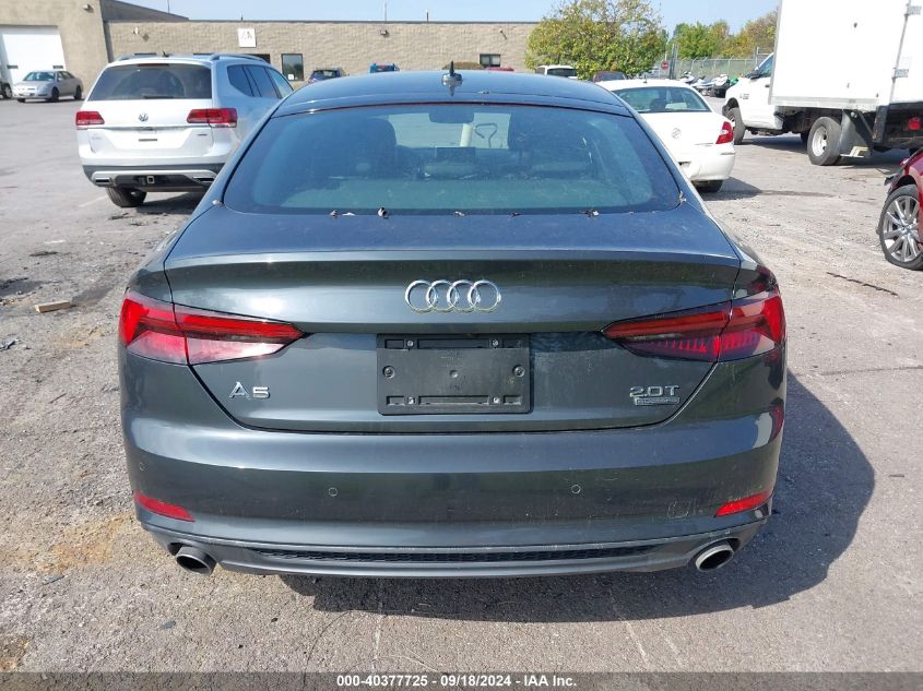 2018 Audi A5 2.0T Premium VIN: WAUENCF50JA018034 Lot: 40377725