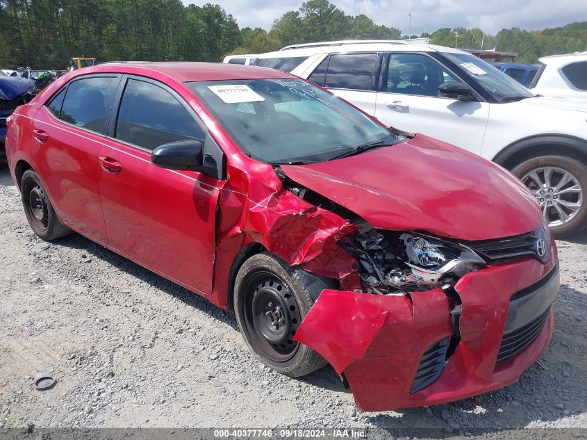 2016 Toyota Corolla Le VIN: 2T1BURHE6GC621552 Lot: 40377746