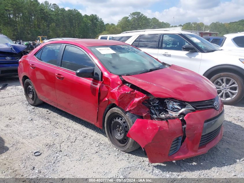 2016 TOYOTA COROLLA LE - 2T1BURHE6GC621552