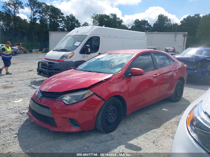 2T1BURHE6GC621552 2016 TOYOTA COROLLA - Image 2