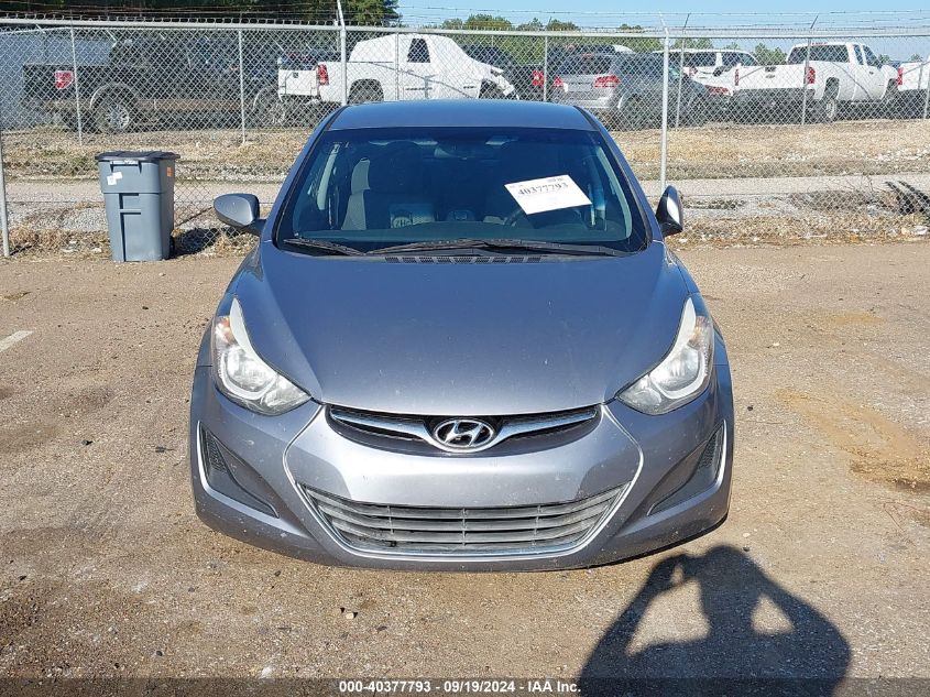 2016 Hyundai Elantra Se VIN: 5NPDH4AE3GH704203 Lot: 40377793