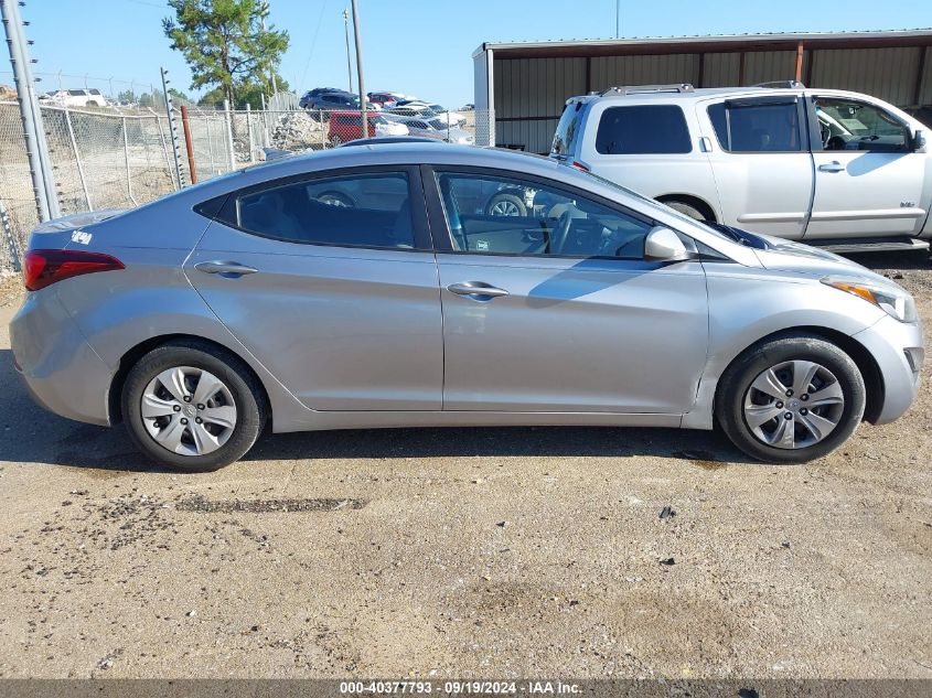 2016 Hyundai Elantra Se VIN: 5NPDH4AE3GH704203 Lot: 40377793