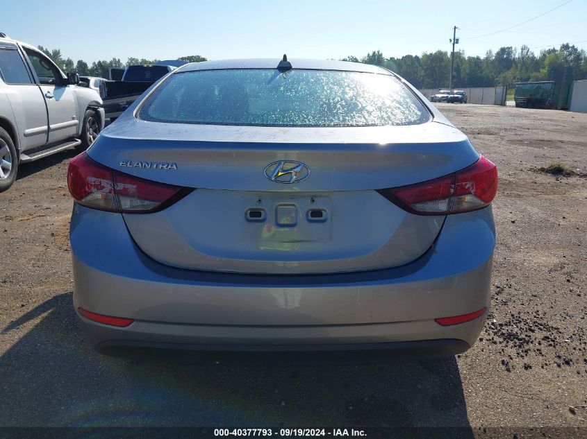 2016 Hyundai Elantra Se VIN: 5NPDH4AE3GH704203 Lot: 40377793