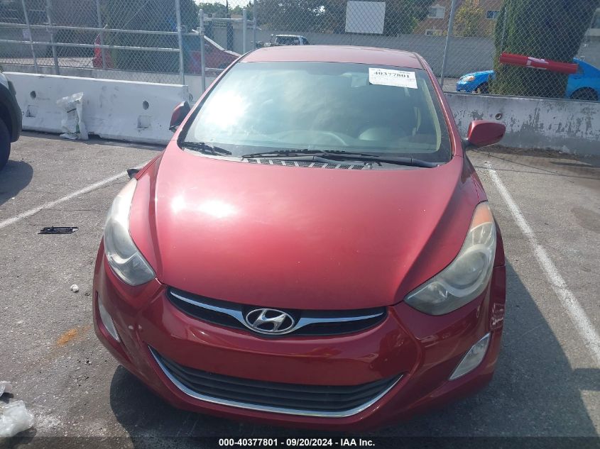 2013 Hyundai Elantra Gls VIN: 5NPDH4AE3DH260817 Lot: 40377801