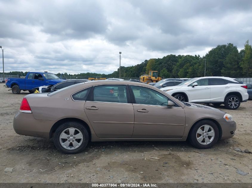 2007 Chevrolet Impala Lt VIN: 2G1WT58N479285793 Lot: 40377804