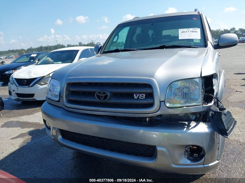 2004 Toyota Sequoia Sr5 V8 VIN: 5TDZT34A94S219125 Lot: 40377806