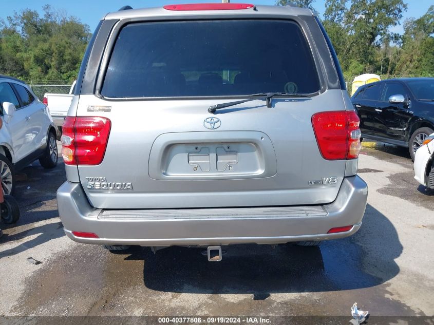 2004 Toyota Sequoia Sr5 V8 VIN: 5TDZT34A94S219125 Lot: 40377806