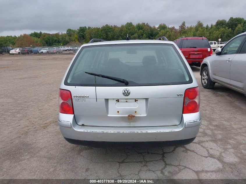 2004 Volkswagen Passat Glx VIN: WVWWH63B64E027845 Lot: 40377838