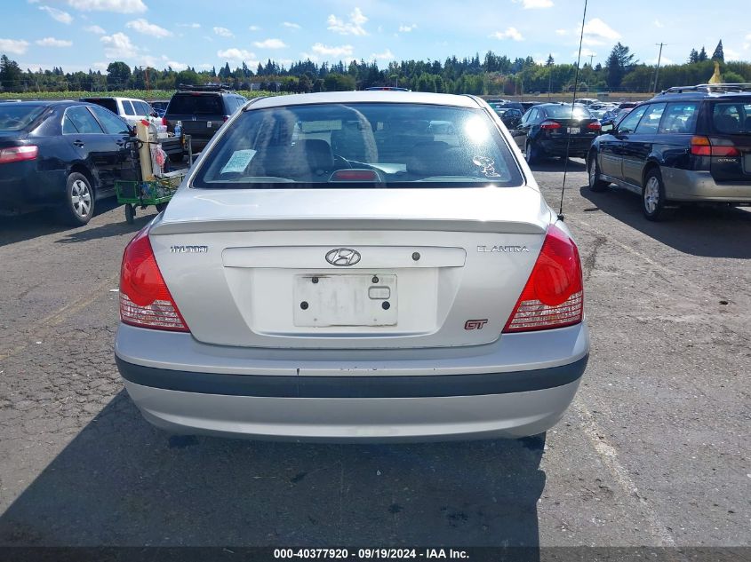 2005 Hyundai Elantra Gls/Gt VIN: KMHDN46D25U005216 Lot: 40377920