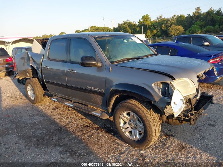 2006 Toyota Tundra Double Cab Limited VIN: 5TBET38196S503827 Lot: 40377948