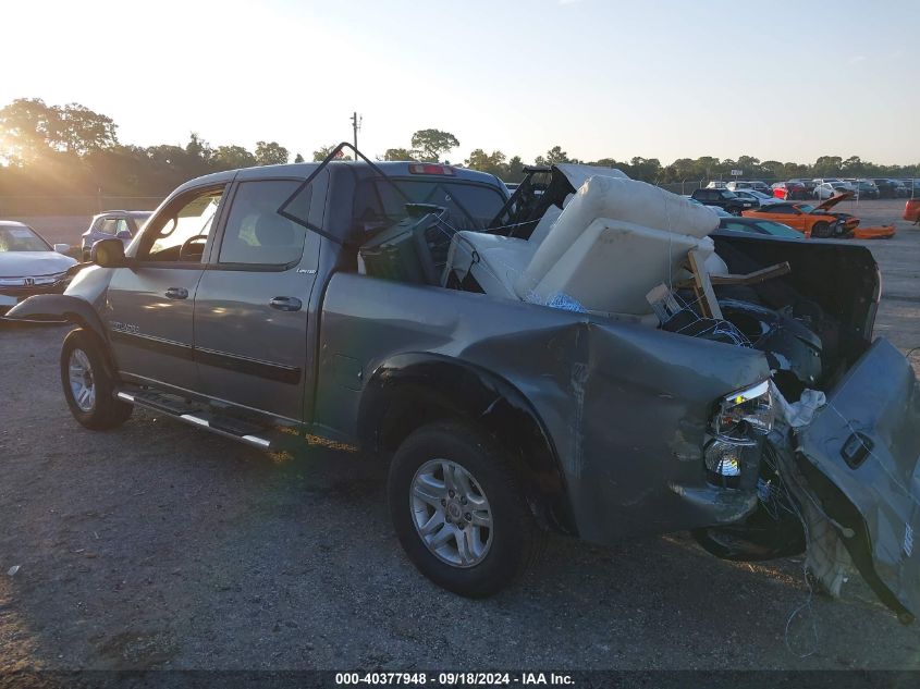 2006 Toyota Tundra Double Cab Limited VIN: 5TBET38196S503827 Lot: 40377948