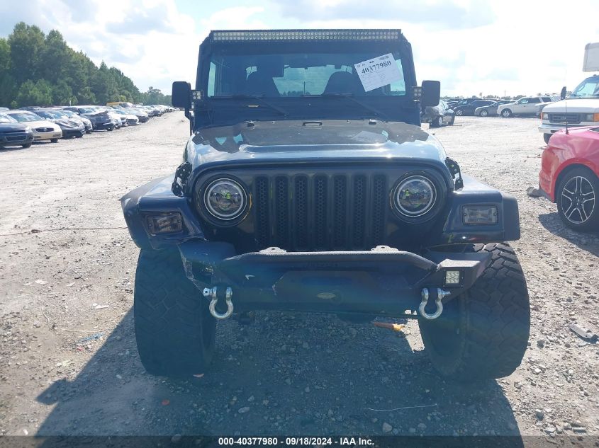 2001 Jeep Wrangler Sport VIN: 1J4FA49S91P307964 Lot: 40377980