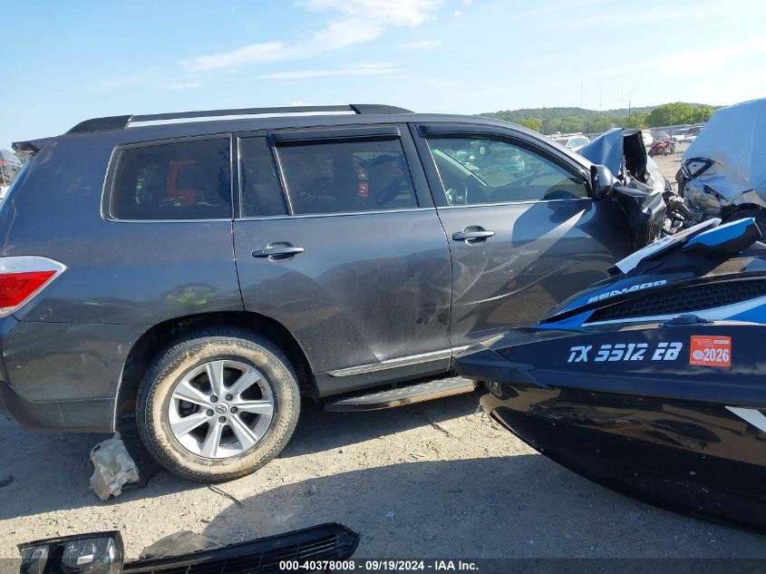 2012 Toyota Highlander Se V6 VIN: 5TDZK3EHXCS088882 Lot: 40378008