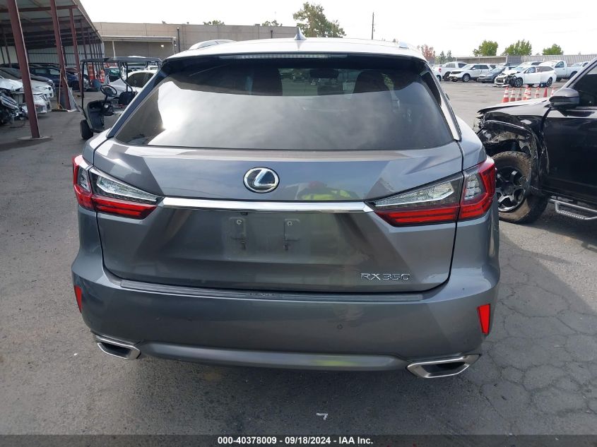 2016 Lexus Rx 350 VIN: 2T2BZMCA8GC027470 Lot: 40378009