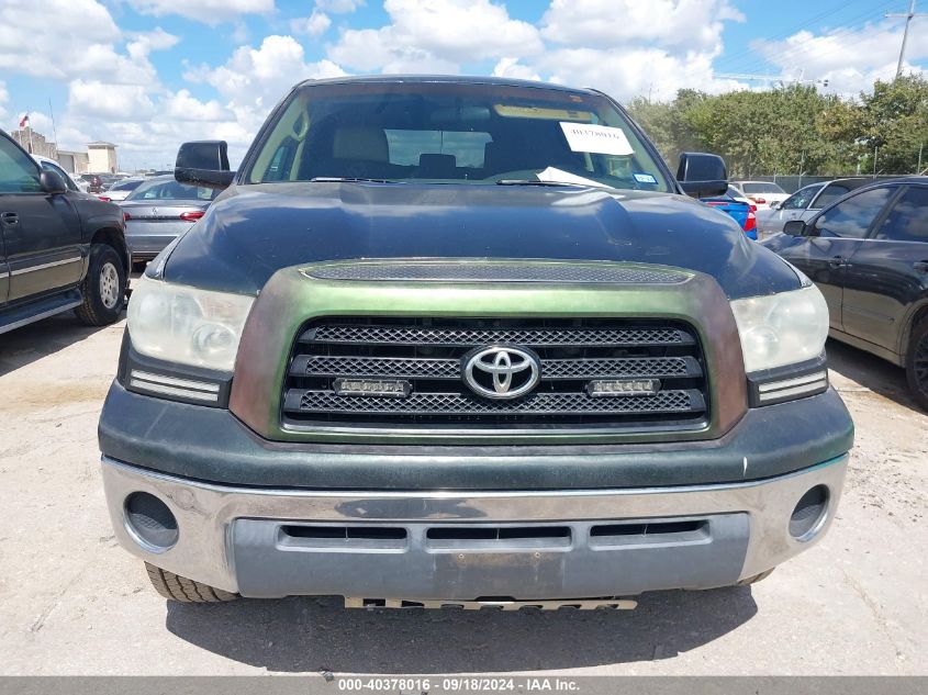 2007 Toyota Tundra Sr5 5.7L V8 VIN: 5TBEV541X7S462721 Lot: 40378016