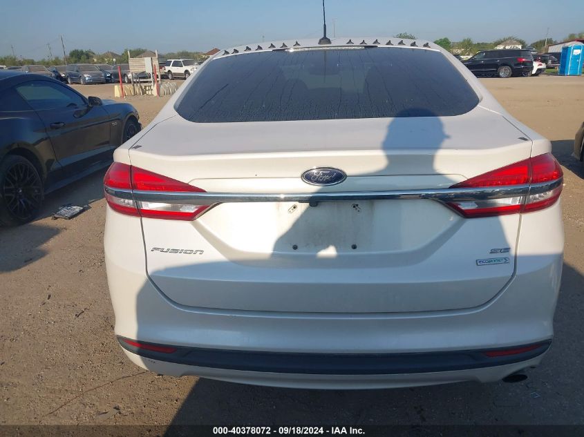 2017 FORD FUSION SE - 3FA6P0HD6HR253340