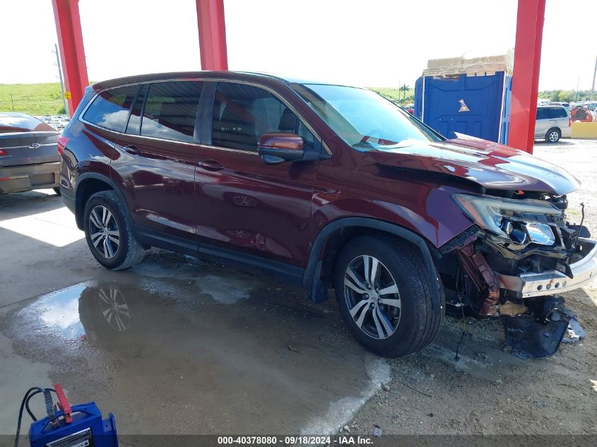 2018 Honda Pilot Ex-L VIN: 5FNYF5H59JB030003 Lot: 40378080