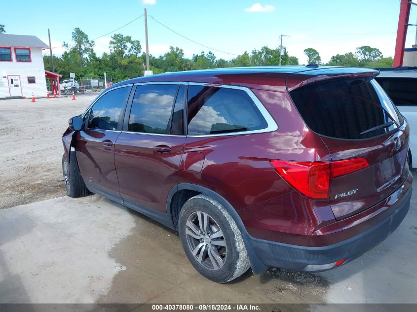 2018 Honda Pilot Ex-L VIN: 5FNYF5H59JB030003 Lot: 40378080